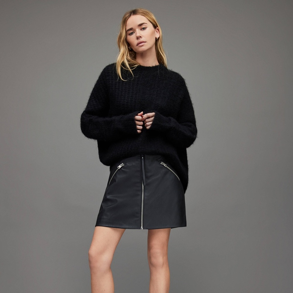 ALL SAINTS | Piper Faux Mini Skirt